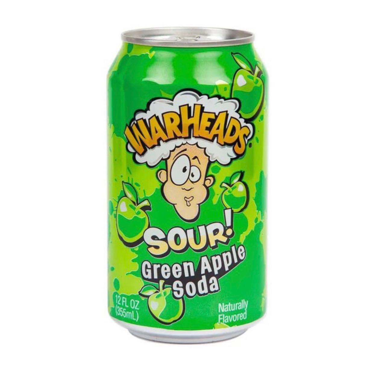 WARHEADS مشروب غازي بطعم التفاح