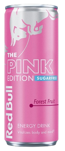 Red bull forest fruit pink